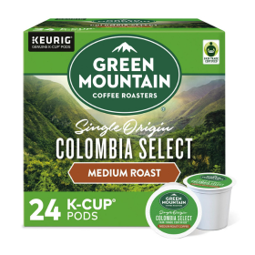 A box of Keurig K Cups - Green Mountain Coffee Medium Roast