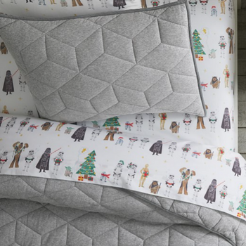 Star Wars™ Holiday Organic Sheet Set & Pillowcases from PB Kids