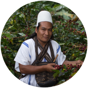 Mairo Geovanni Niño, member of ANEI Fair Trade Certified Coffee Cooperative