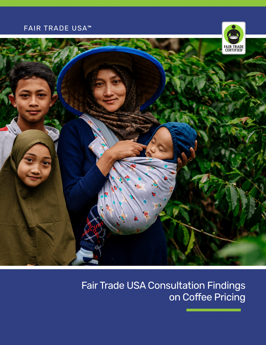 El futuro del Fair Trade Coffee - Portada del informe