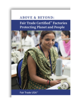 Fair Trade Certified Factories Protecting Planet And People - Report Cover