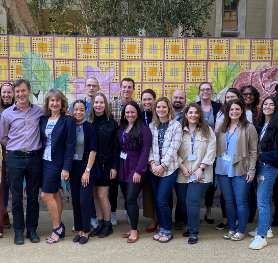 Fair Trade USA's Commercial Team group photo outside in Pasadena, CA