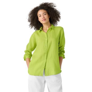 Organic Handkerchief Linen Classic Collar Shirt