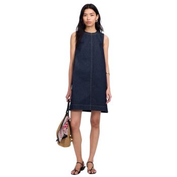 Denim Boxy Dress in Essex Wash