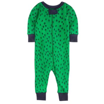100% Organic Cotton One-piece Baby Pajamas