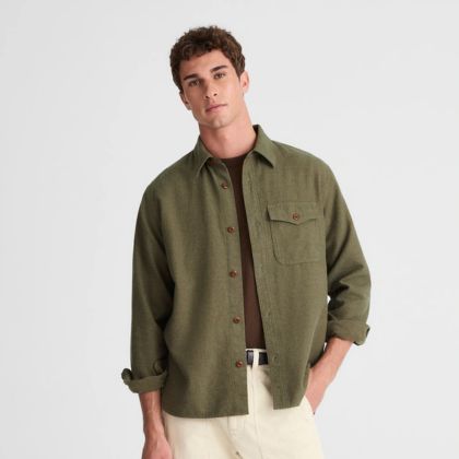 Work Shirt in Herringbone Work Shirt in Herringbone