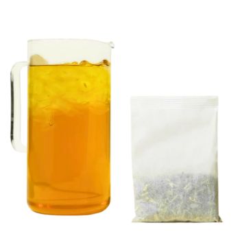 Jar of green iced tea
