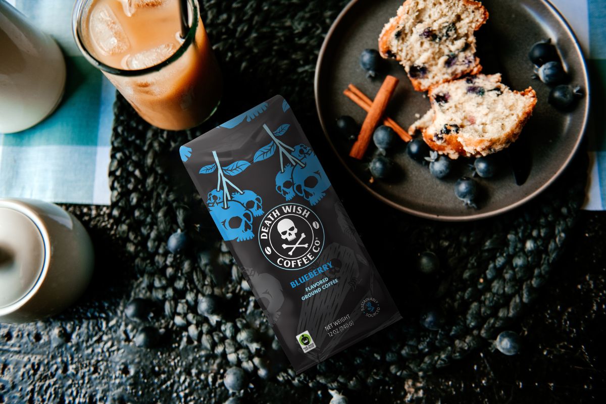 Death Wish Coffee Blueberry Coffee Cake