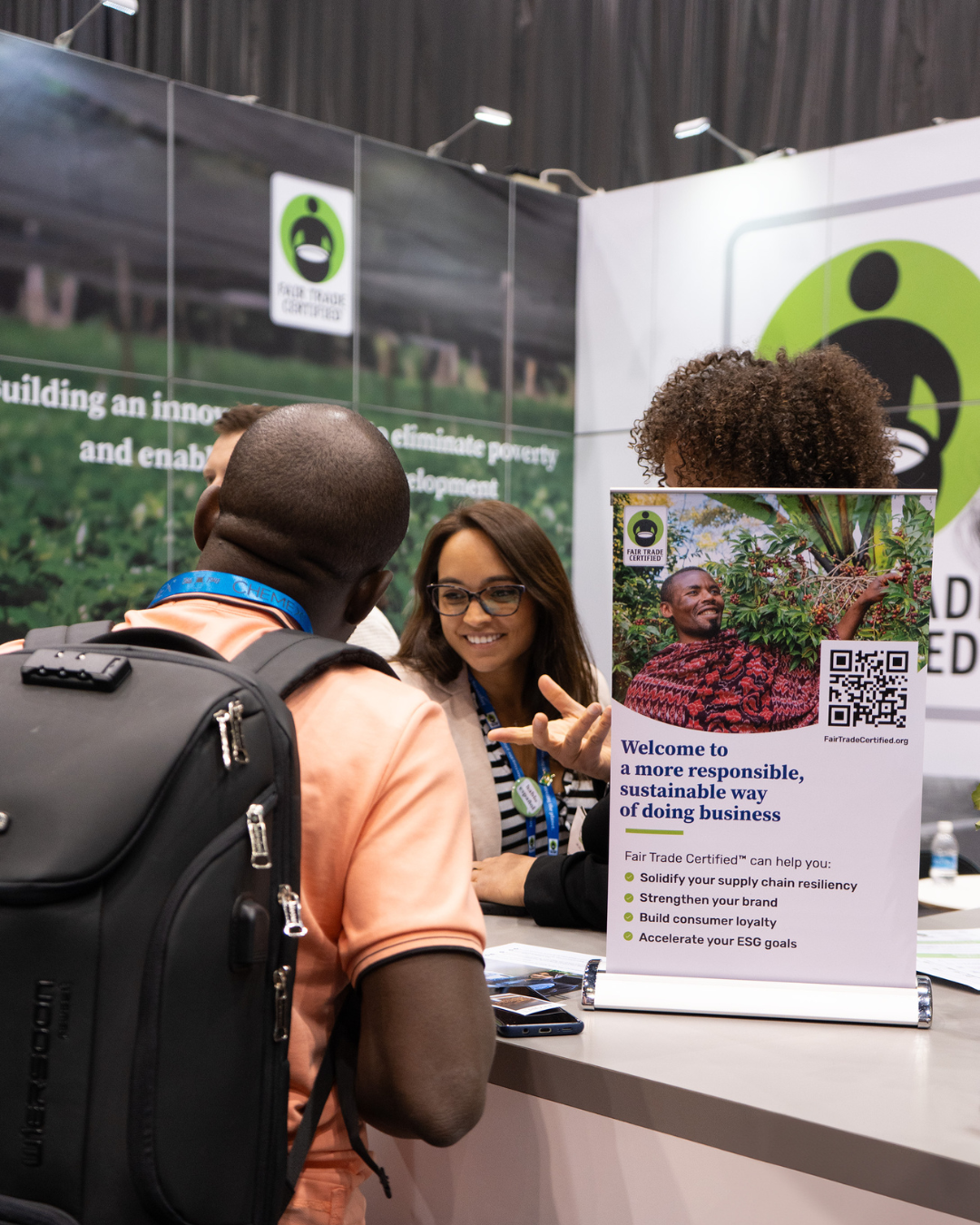 Fair Trade USA tradeshow booth