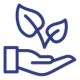 hand and plant icon