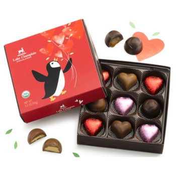 Lake Champlain's Hearts Aflutter Chocolate Collection