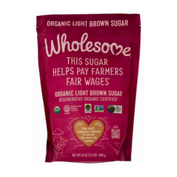 Wholesome Fair Trade Organic Light Brown Sugar