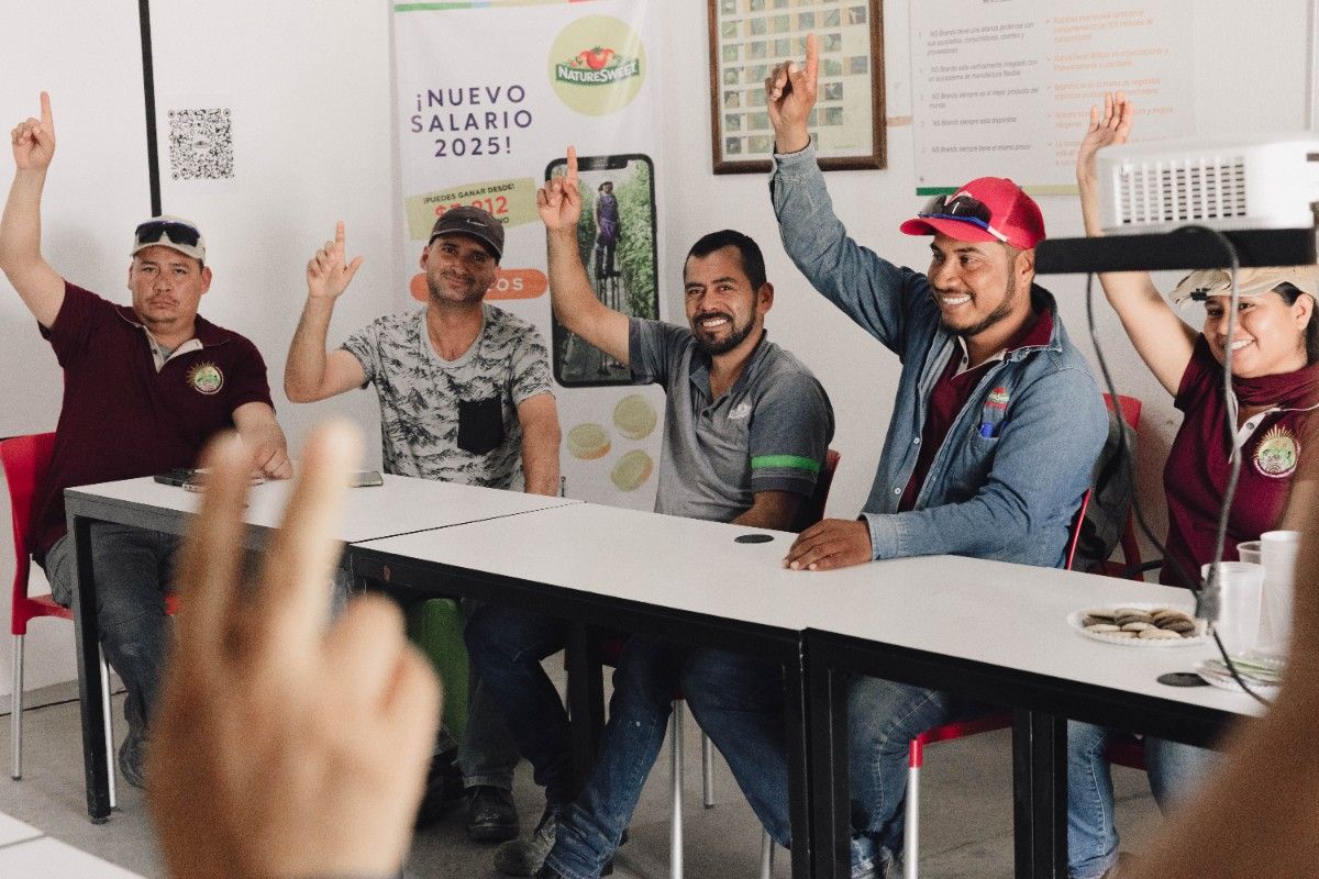 Fair Trade Certified cocoa farmer in Ivory Coast